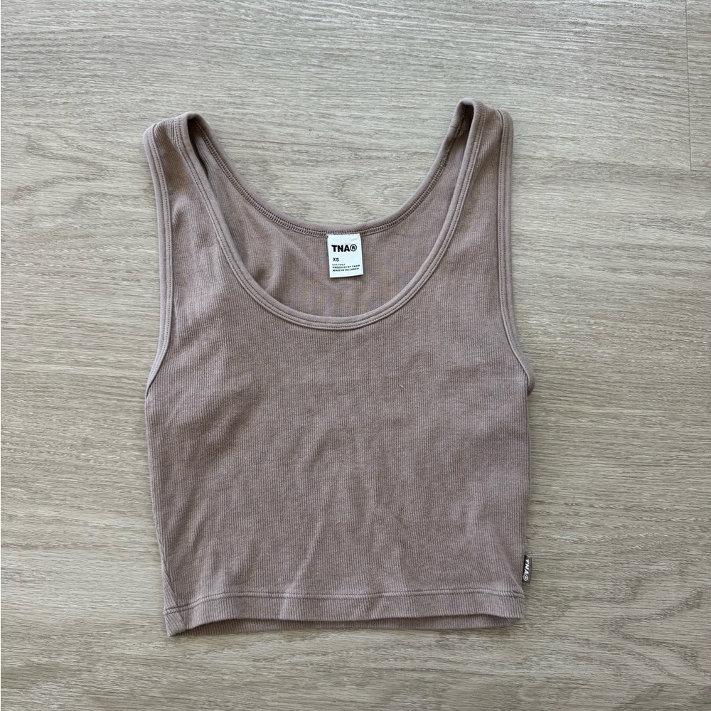 Aritzia Taupe Tank Top